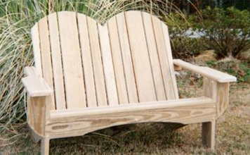 Double Adirondack Chair Plans