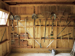 Storage Shed Interior