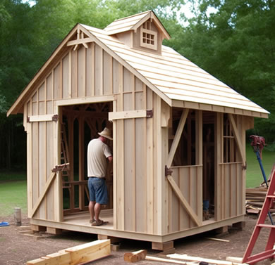 build sheds easily