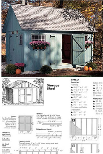 storage shed plans