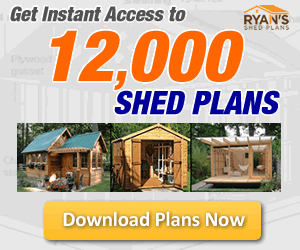 Ryan Shed Plans Banner